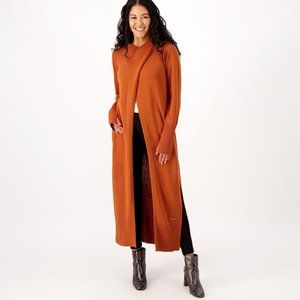 Peace Love World M-Petite Crossover Maxi Cardigan - NEW